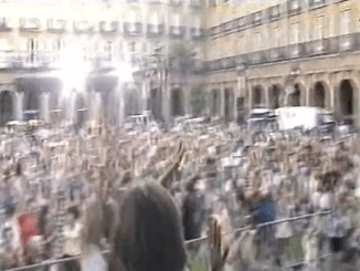 Recordando la concentración de bailadores en la Plaza Nueva de Bilbao en el hermanamiento cultural con Santiago de Cuba