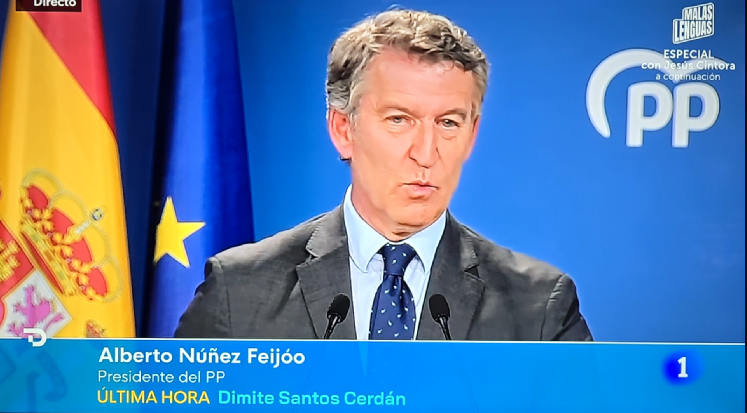 Feijoo pide a Sánchez su dimisión pero no presentará Moción de Censura, por ahora Feijoo pide a Sánchez su dimisión pero no presentará Moción de Censura, por ahora